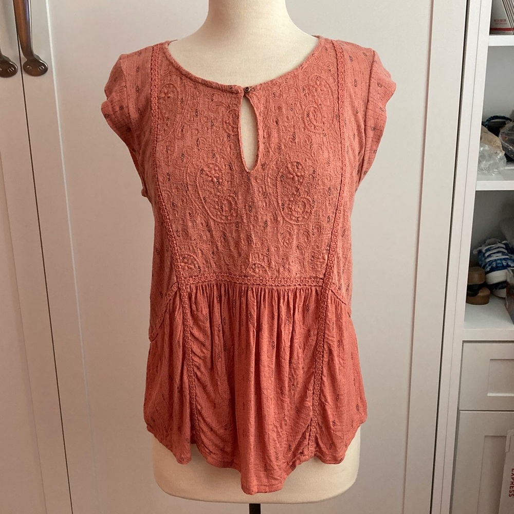 Lucky brand cap sleeve top